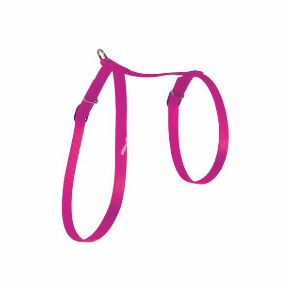 Zolux Postroj pro kočky nylon 10mm růžový