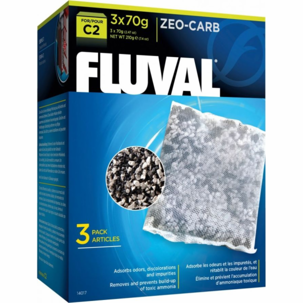 Uhlíková vložka Fluval Zeo-Carb pro filtr C2, 3x70g