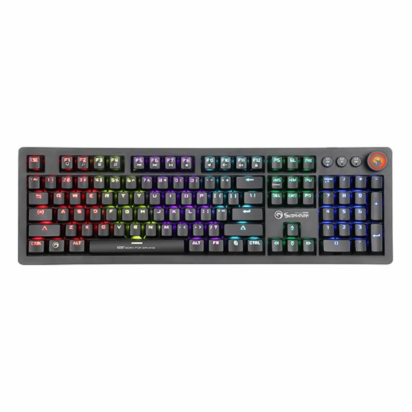 Marvo KG917 US Mechanická herní klávesnice, PUBG klávesy