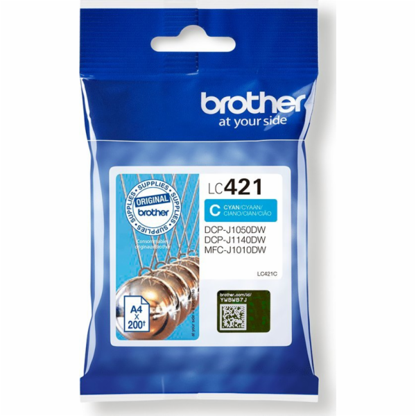 Inkoust Brother azurový LC-421C