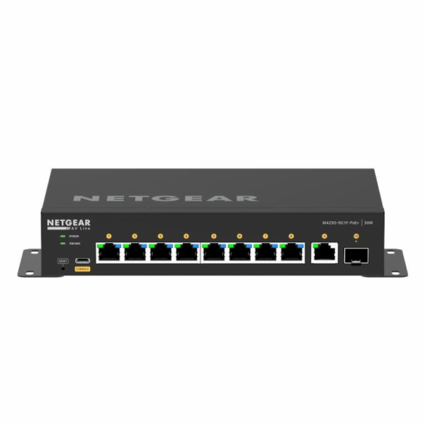 NETGEAR 10PT M4250-9G1F-POE+ MANAGED SWCH