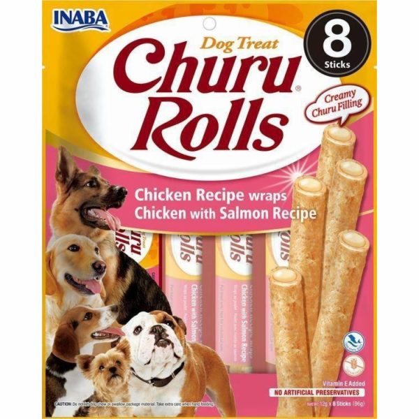 INABA Churu Rolls Chicken with salmon recipe - pochoutka ...