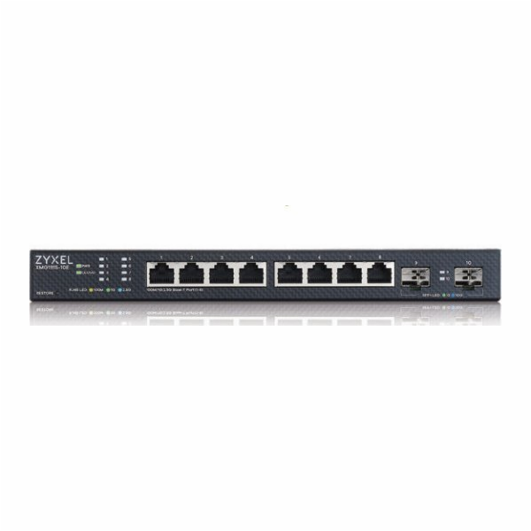 Zyxel XMG1915-10E, 8-port 2.5GbE, 2 SFP+ Smart Switch, hy...