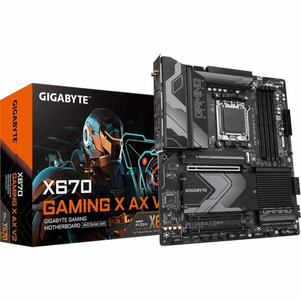 GIGABYTE MB Sc AM5 X670 GAMING X AX V2, AMD X670, 4xDDR5,...
