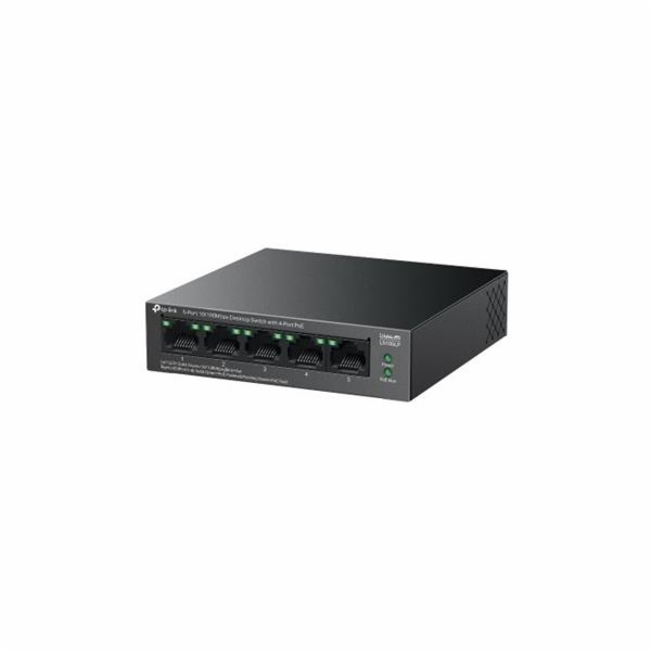 TP-Link LiteWave switch LS105LP (5x100Mb/s, 4xPoE, 41W, f...