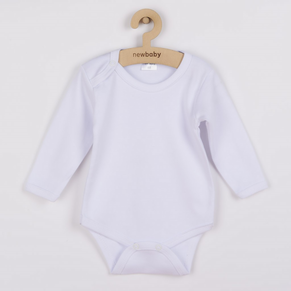Body dlouhý rukáv New Baby II - bílé Vel.98 (2-3r)