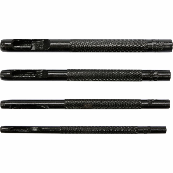 Děrovačky na trubky Yato 2-3-4-5 mm 4 ks.