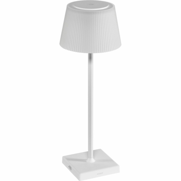 Century LED Tischlampe MARGO weiß 4W 3000K Dimm. IP54