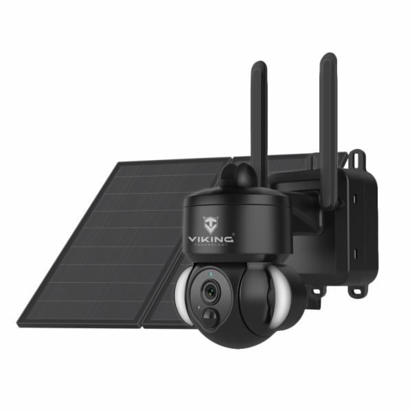 Viking solární HD kamera HDs03 4G, černá