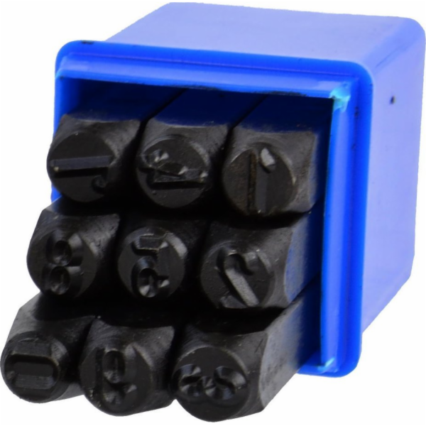 GEKO Razidla číselná 8 mm, 9 ks GEKO