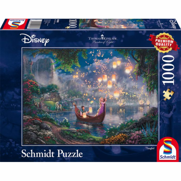 Schmidt Games Puzzle Thomas Kinkade: Disney Rapunzel