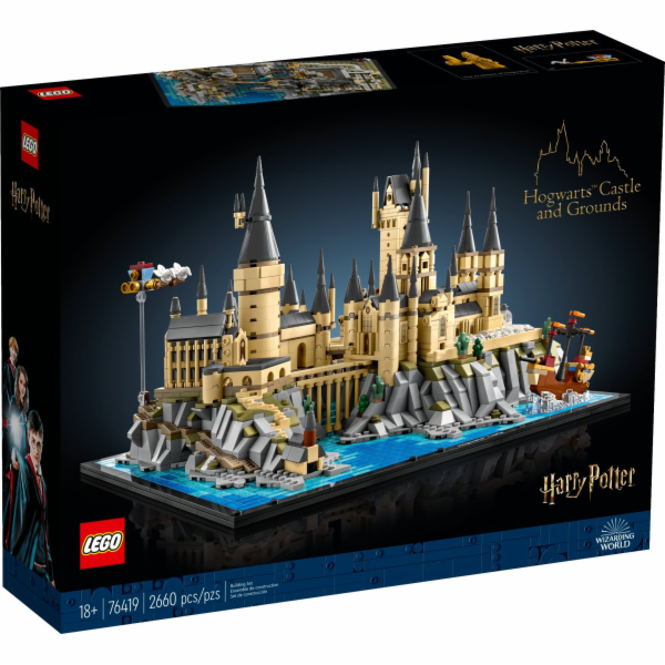 76419 Harry Potter Bradavický hrad s hradním areálem, sta...