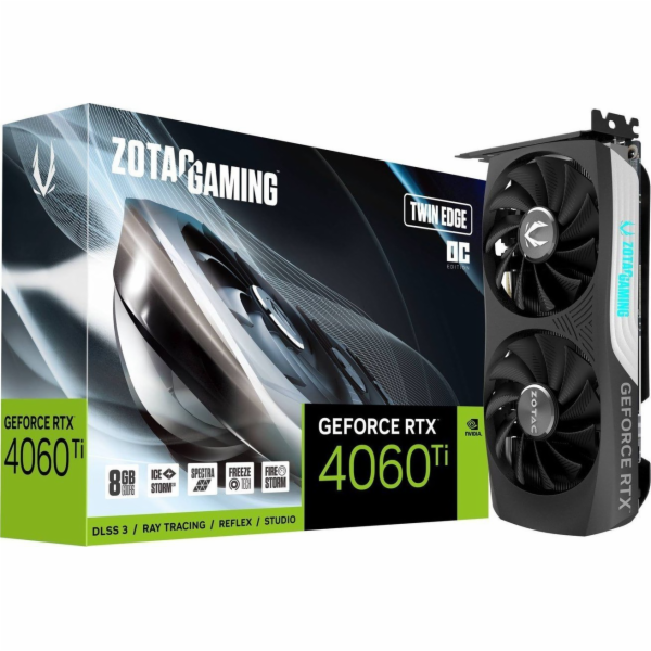 Grafická karta GeForce RTX 4060 Ti Twin Edge OC 8GB GDDR6...