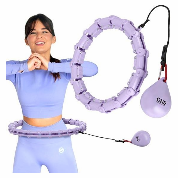 Jedno fitness OHA02 HULA HOP FIALOVÁ S OŘECHY A JEDNA FIT...