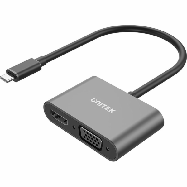Unitek AV adaptér Unitek USB-C na HDMI 4K a VGA FullHD ad...