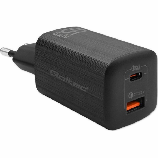 Qoltec nabíječka 65W GaN ULTRA síťová nabíječka | 5-20V |...