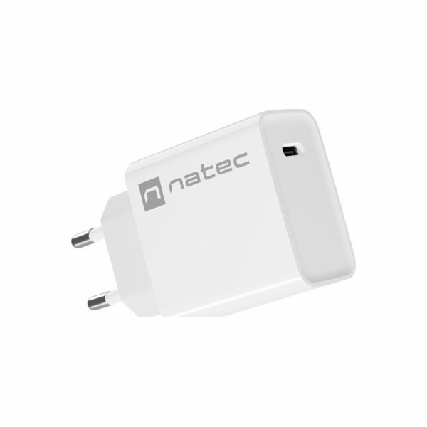 Ribera 1x USB-C 20W nástěnná nabíječka, bílá