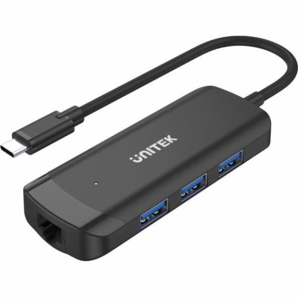 USB HUB Unitek Unitek Active USB-C hub 3*USB-A 5Gbps, RJ-...