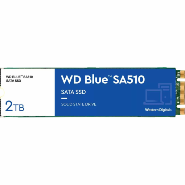 WD Blue SA510 2TB M.2 2280 SATA III SSD (WDS200T3B0B)