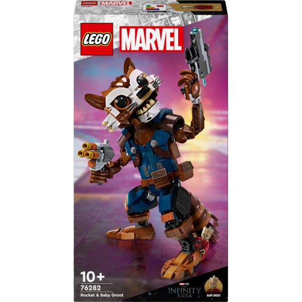 LEGO 76282 Marvel Super Heroes Rocket & Baby Groot, stave...