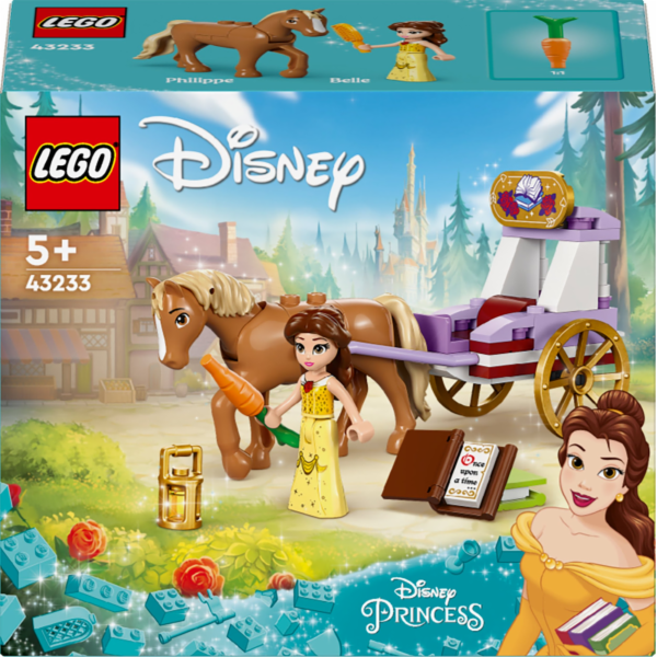 LEGO 43233 Disney Princezna Belle s kočárem taženém koněm...