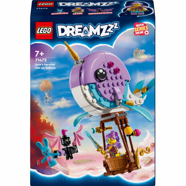 LEGO 71472 DreamZzz Izzieho narval na stavbu horkovzdušné...