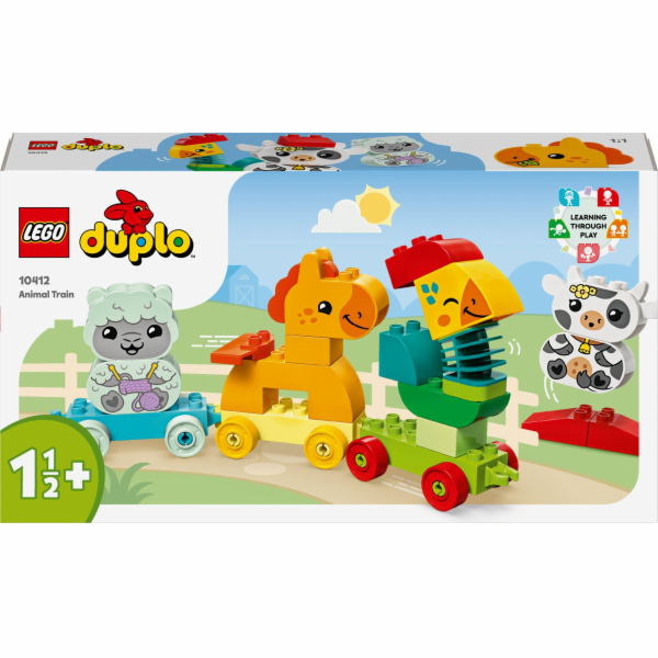 LEGO 10412 DUPLO Stavebnice vláčku se zvířaty