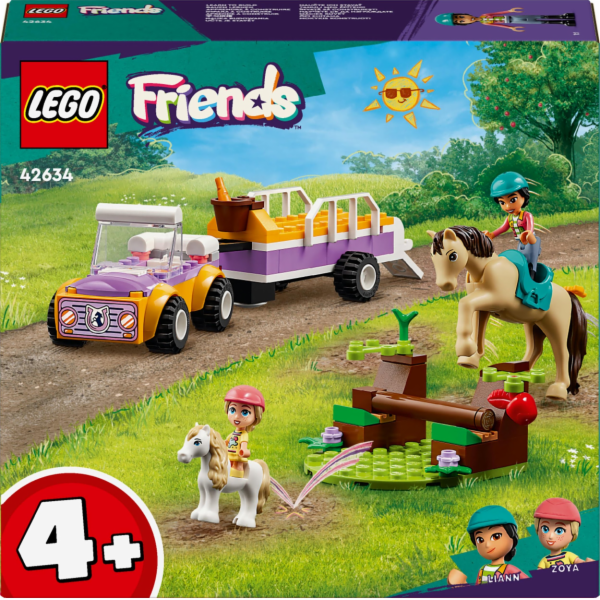Stavebnice LEGO 42634 Friends s přívěsem na koně a poníka