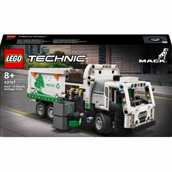 LEGO 42167 Technic Mack LR Elektrické popelářské auto, st...