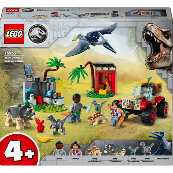 Stavebnice LEGO 76963 Jurský svět záchranářského centra p...