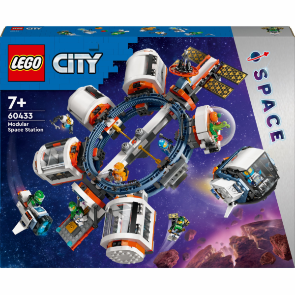 Stavebnice LEGO 60433 City Modulární vesmírná stanice