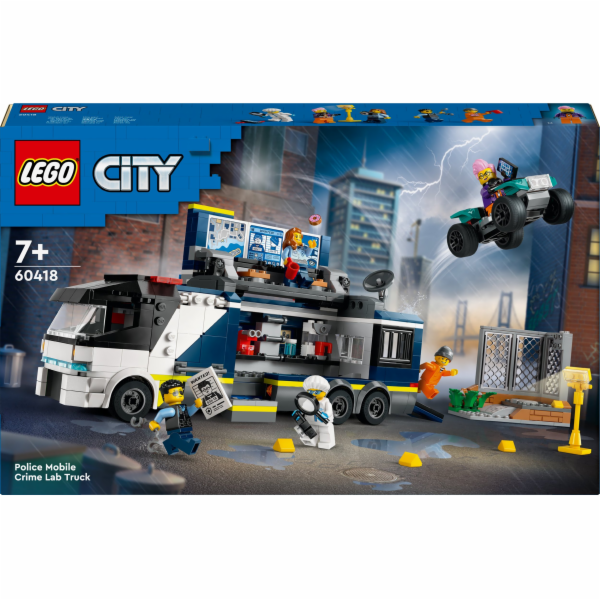 LEGO 60418 Nákladní automobil městské policie s laboratoř...