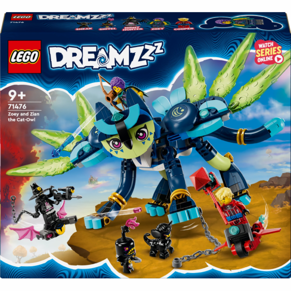 LEGO 71476 DREAMZzz Zoey a kočka sova Zian, stavebnice