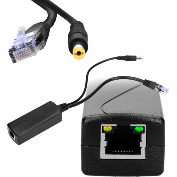 DC-DC převodník 48V-12V 1A Gigabit PoE