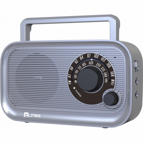 Rádiový přehrávač Eltra Radio HANIA, šedý