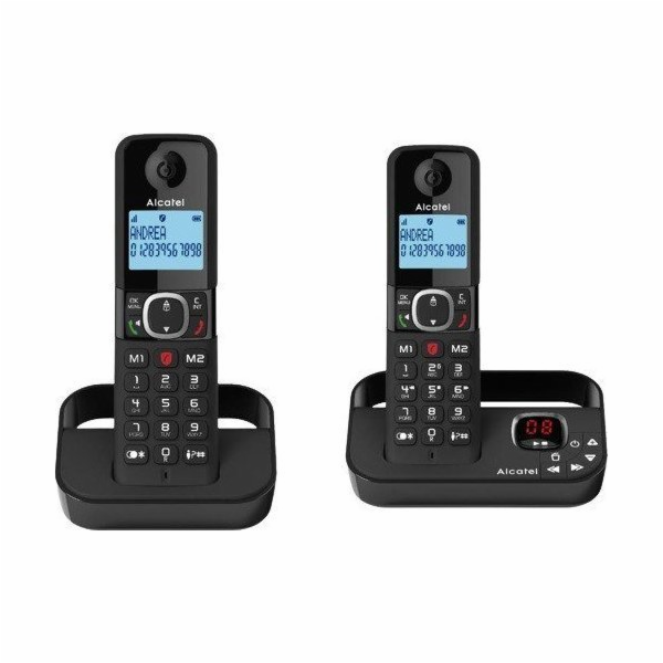 Bezdrátový telefon F860 Duo, černý