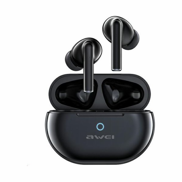 T61 TWS Bluetooth stereo sluchátka Černá