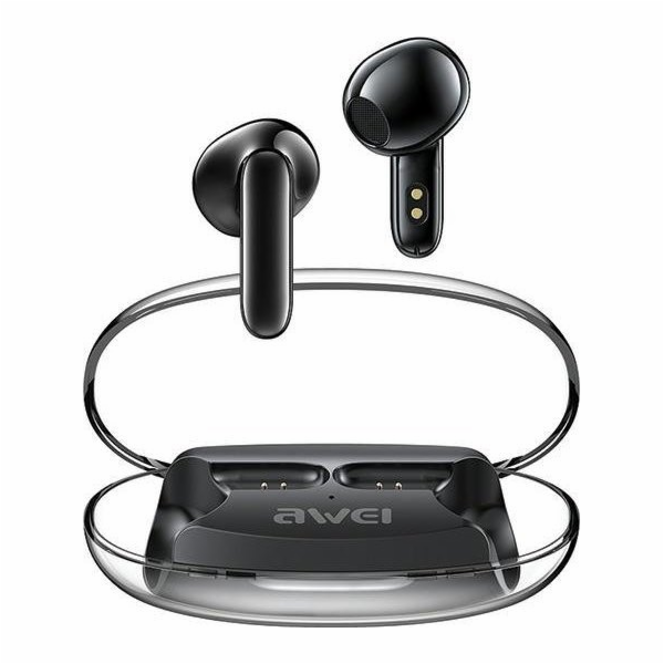 Sluchátka Bluetooth 5.3 T85 ENC TWS Černá