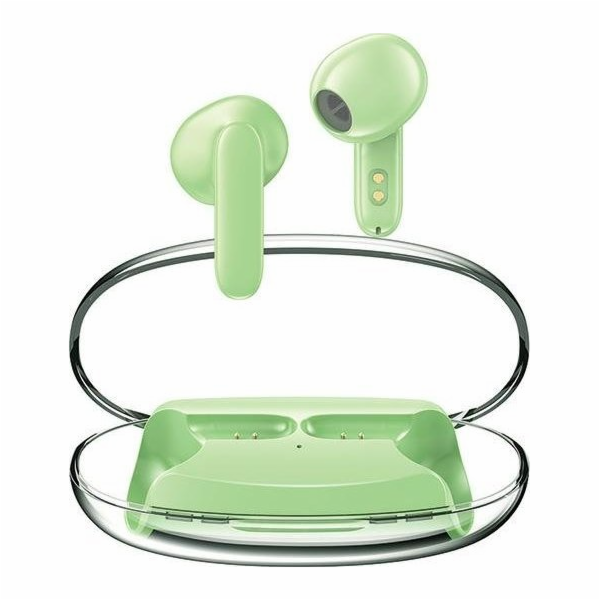 Sluchátka Bluetooth 5.3 T85 ENC TWS, zelená