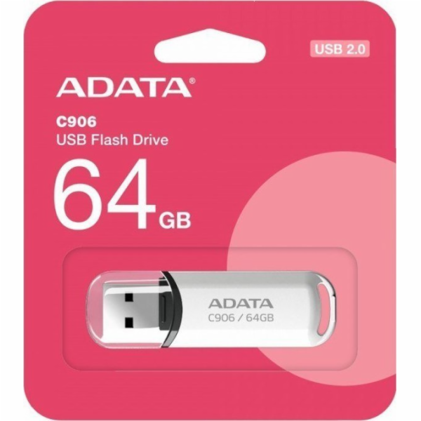 Pendrive C906 64GB USB2.0 bílý