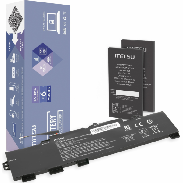Baterie HP TT03XL 755 850 G6 ELITEBOOK 4400 mAh