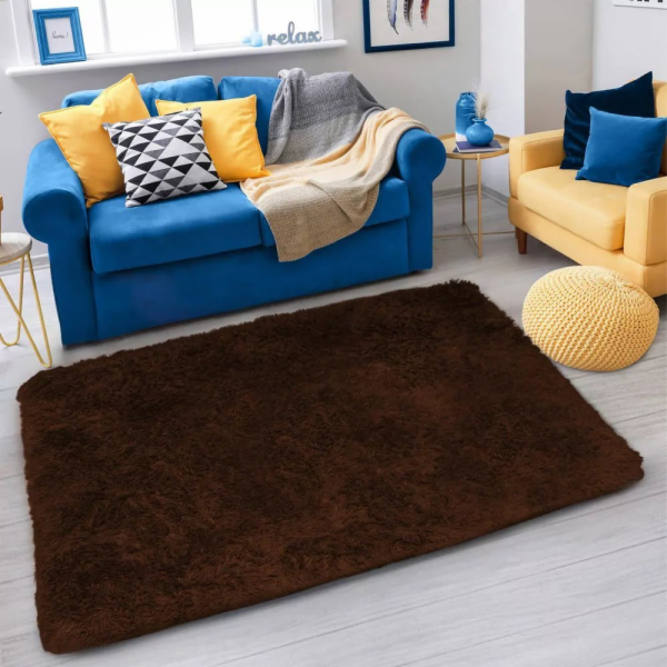 Koberec Strado Shaggy Strado 300x400 DarkCoffee (tmavě hn...