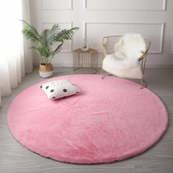 Strado Kulatý koberec Rabbit Strado 140x140 SakuraPink (r...