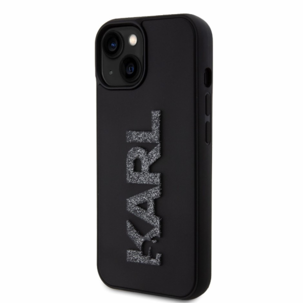 Karl Lagerfeld 3D Rubber Glitter Logo Karl Zadní Kryt pro...