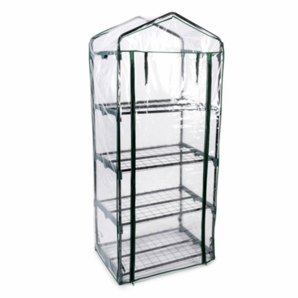 Zahradní foliovník 4 police 69x49x160 cm ED-219565