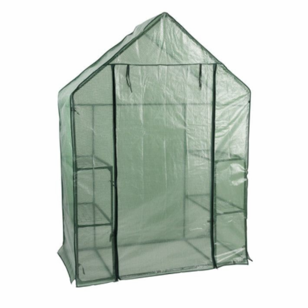Zahradní foliovník se vstupem 6 polic 195x73x143 mm ED-21...