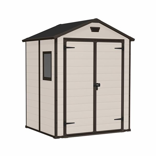 Zahradní domek Keter MANOR 6 x 5 DD béžový, s podlahou