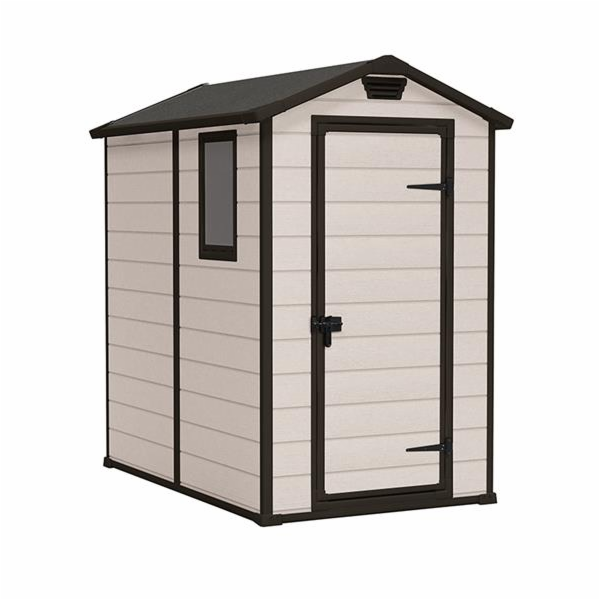 Zahradní domek Keter MANOR 4 x 6 béžový, s podlahou