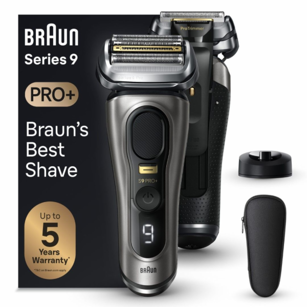 Braun Series 9 Pro+ 9515s Holicí strojek 6 kusů Metalický