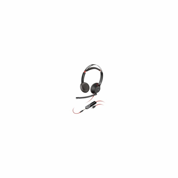 Poly Blackwire 5220 náhlavní souprava, 3.5 mm jack + USB-...